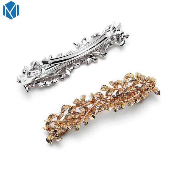 m mism 1pcs fashion metal leaf shape hair clip barrettes crystal pearl hairpin barrette color hair accessories, Golden;white
m mism 1pcs fashion metal leaf shape hair clip barrettes crystal pearl hairpin barrette color hair accessories, Golden;white