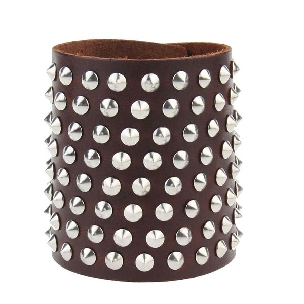 european and american punk bracelet bracelet neutral ferrous metal spike rivet punk rock bike leather, Golden;silver
european and american punk bracelet bracelet neutral ferrous metal spike rivet punk rock bike leather, Golden;silver