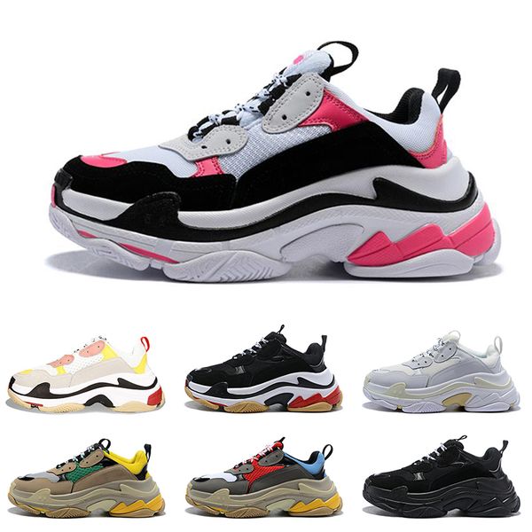 triple s designer casual shoes paris 17fw low old dad sneakers combination soles boots mens womens fashion sports shoes size 36-45, Black
triple s designer casual shoes paris 17fw low old dad sneakers combination soles boots mens womens fashion sports shoes size 36-45, Black