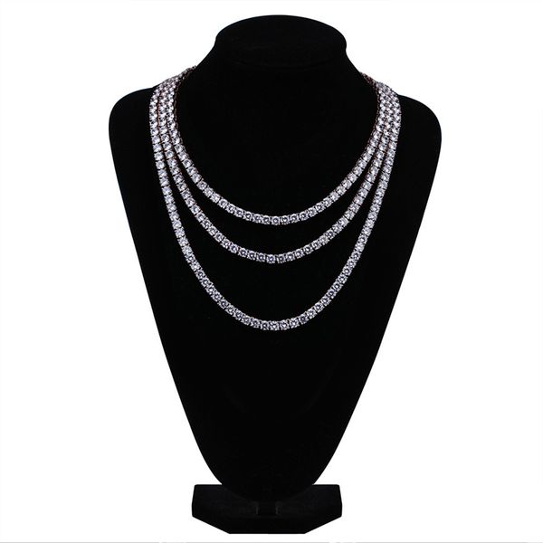 tennis necklaces fashion men women 6mm glaring zircon chokers luxury 18k gold plated hip hop chokers chain necklaces, Black
tennis necklaces fashion men women 6mm glaring zircon chokers luxury 18k gold plated hip hop chokers chain necklaces, Black