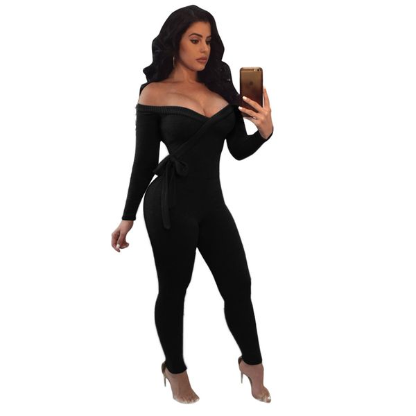 new women overalls bodysuit off shoulder plunging v-neck long sleeve high waist skinny bodycon jumpsuits rompers 4 colors, Black;white
new women overalls bodysuit off shoulder plunging v-neck long sleeve high waist skinny bodycon jumpsuits rompers 4 colors, Black;white
