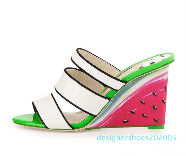ladies patent leather wedge high heel watermelon sandals rose solid ornaments sophia webster peep-toe skyblue size 34-42 d05, Black
ladies patent leather wedge high heel watermelon sandals rose solid ornaments sophia webster peep-toe skyblue size 34-42 d05, Black