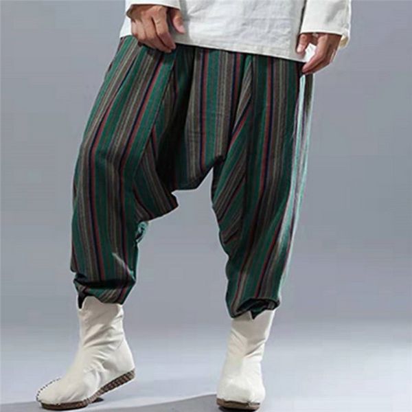 2020 new linen men baggy pants hip hop boho cross-pants streetwear plus size wide leg trousers vintage casual pants joggers men, Black
2020 new linen men baggy pants hip hop boho cross-pants streetwear plus size wide leg trousers vintage casual pants joggers men, Black