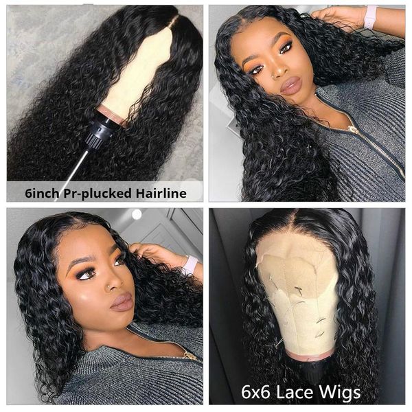 water wave 6x6 lace closure wig human hair wigs for black women brazilian lace wigs 150 180 250 density remy hair wig
water wave 6x6 lace closure wig human hair wigs for black women brazilian lace wigs 150 180 250 density remy hair wig