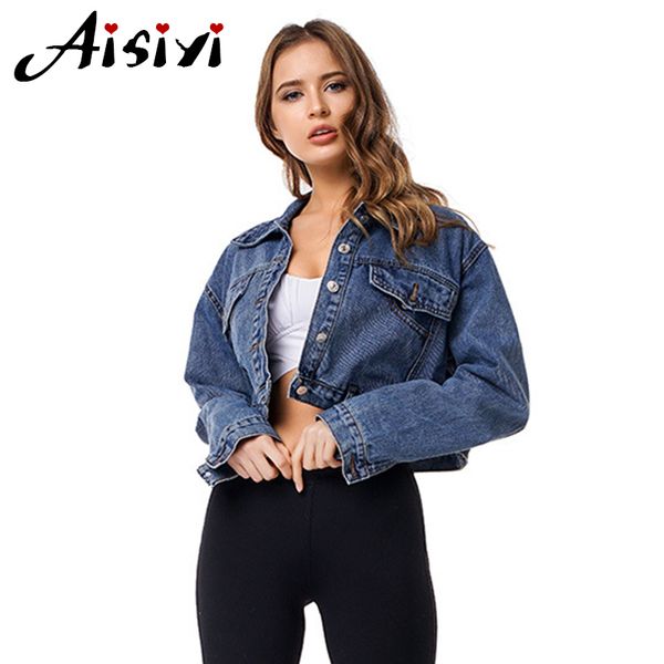 aisiyi cropped jean jacket for women jacket jeans women denim coat streetwear casual long sleeve autumn jackets, Black;brown
aisiyi cropped jean jacket for women jacket jeans women denim coat streetwear casual long sleeve autumn jackets, Black;brown