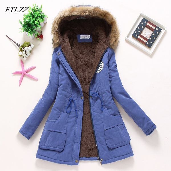 ftlzz 2019 new parkas women winter coat thickening cotton winter jacket womens outwear parkas for female, Black
ftlzz 2019 new parkas women winter coat thickening cotton winter jacket womens outwear parkas for female, Black