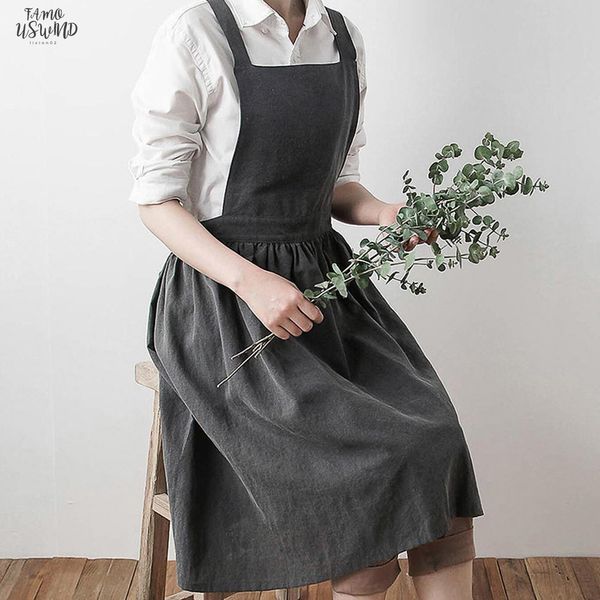 2020 vintage fashion strap dress women fake linen sleeveless home cooking florist cute bib apron pinafore lantern sleeve vestidos 830, Black;gray
2020 vintage fashion strap dress women fake linen sleeveless home cooking florist cute bib apron pinafore lantern sleeve vestidos 830, Black;gray
