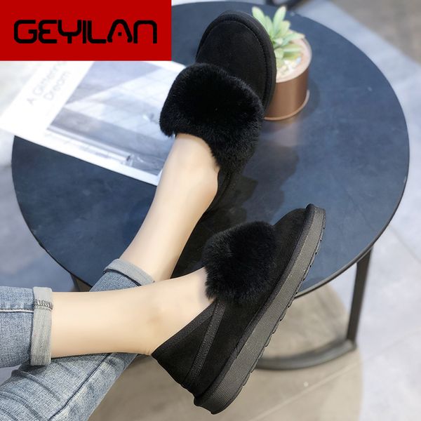 non-slip fashion female shoes women boots furry snow boots winter shoes ankle for womens platform female fur u11-24, Black
non-slip fashion female shoes women boots furry snow boots winter shoes ankle for womens platform female fur u11-24, Black