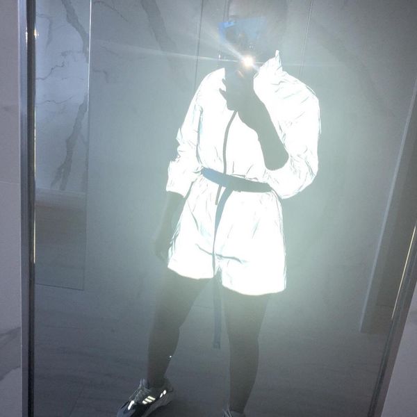 bkld reflective overalls for women jumpsuit romper zipper pocket playsuit jumpsuit casual 2019 summer soild short, Black;white
bkld reflective overalls for women jumpsuit romper zipper pocket playsuit jumpsuit casual 2019 summer soild short, Black;white