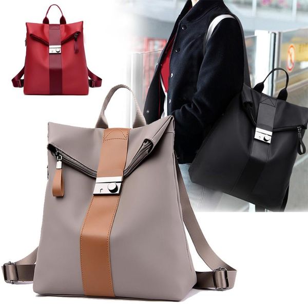 women large capacity multifunction student books zipper closure nylon shopping adjustable backpack
women large capacity multifunction student books zipper closure nylon shopping adjustable backpack