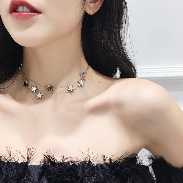 kingdeng choker trendy necklaces for women jewelry romantic cross trendy zinc alloy punk geometric chain, Silver
kingdeng choker trendy necklaces for women jewelry romantic cross trendy zinc alloy punk geometric chain, Silver