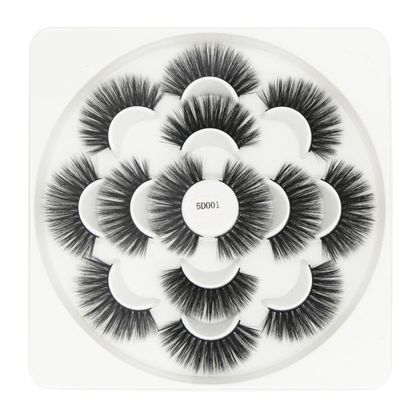 5d mink eyelashes natural false eyelashes long eyelash extension faux fake eye lashes makeup tool 7 pairs/set
5d mink eyelashes natural false eyelashes long eyelash extension faux fake eye lashes makeup tool 7 pairs/set