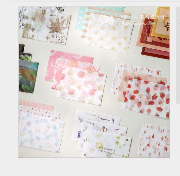 3 pcs/pack retro art painting vintage plants strawberry translucent parchment paper envelope letter message card storage gift
3 pcs/pack retro art painting vintage plants strawberry translucent parchment paper envelope letter message card storage gift