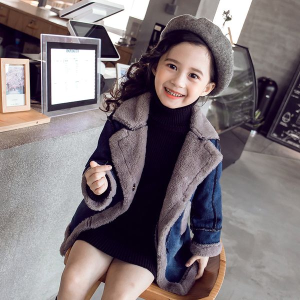 детская одежда джинсовая куртка девушки зима новый модный отворотом outwear с velvet пальто ветровка принцессы пальто, Blue;gray
детская одежда джинсовая куртка девушки зима новый модный отворотом outwear с velvet пальто ветровка принцессы пальто, Blue;gray