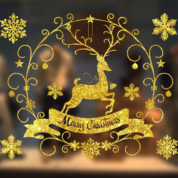 christmas static stickers christmas decoration new year wallpaper glass window decoration, leaving no trace of strong adhesion.
christmas static stickers christmas decoration new year wallpaper glass window decoration, leaving no trace of strong adhesion.