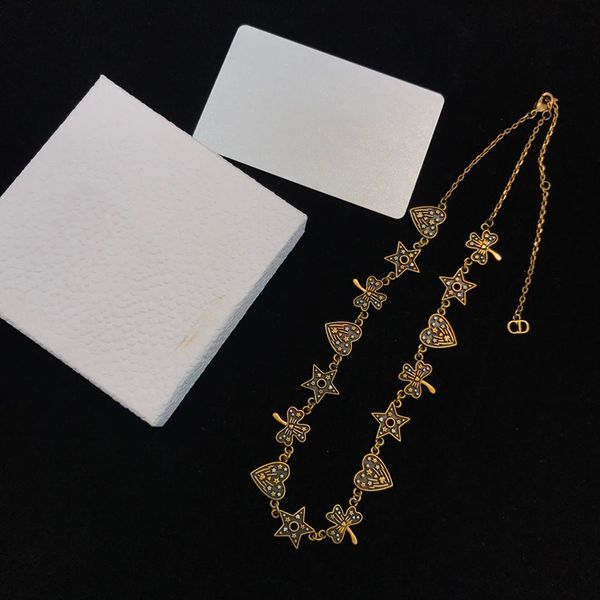 2020 new pentagram vintage gold necklace pendant for women designer fashion jewelry for woman with box, Silver
2020 new pentagram vintage gold necklace pendant for women designer fashion jewelry for woman with box, Silver