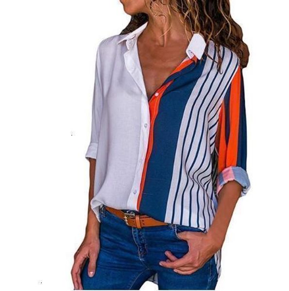 women women blouse shirt 2019 women new summer and blouses shirt plus size long sleeve striped print shirt, White
women women blouse shirt 2019 women new summer and blouses shirt plus size long sleeve striped print shirt, White