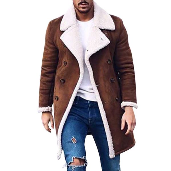 mens winter coat fashion faux coat men double buttons slim fit long coat for men autumn, Black
mens winter coat fashion faux coat men double buttons slim fit long coat for men autumn, Black