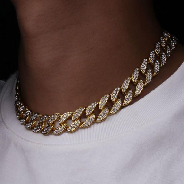 karopel iced out bling rhinestone golden finish miami cuban link chain necklace men's hip hop necklace jewelry 18, 20,24 inch, Silver
karopel iced out bling rhinestone golden finish miami cuban link chain necklace men's hip hop necklace jewelry 18, 20,24 inch, Silver