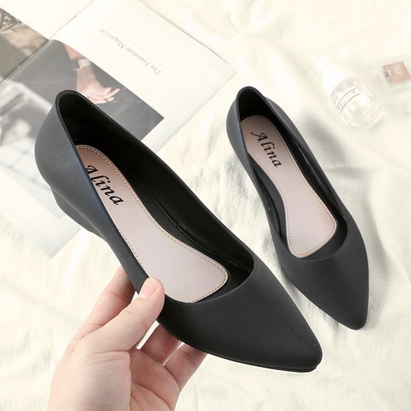 walker beach shoes women jelly sandals summer pointed-toe slip-on resin wedges sandals rain shoes size 36~40, Black
walker beach shoes women jelly sandals summer pointed-toe slip-on resin wedges sandals rain shoes size 36~40, Black