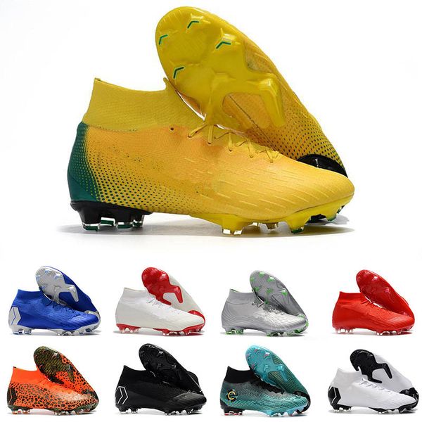 2019 New Mercurial Superfly CR7 Lime green Lemon yellow Ronaldo Neymar Soccer Cleats Shoes Mens Trainers FG KJ 360 Football Boots us 6.5-12
2019 New Mercurial Superfly CR7 Lime green Lemon yellow Ronaldo Neymar Soccer Cleats Shoes Mens Trainers FG KJ 360 Football Boots us 6.5-12