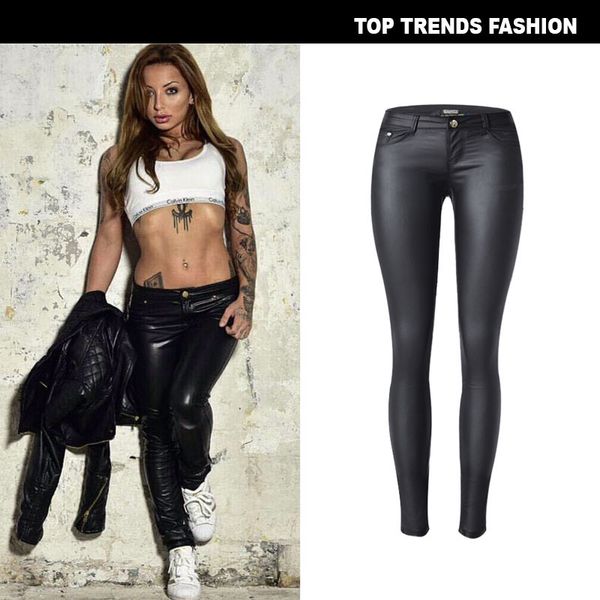 autumn women's leather pants women female winter high waisted pants leather trousers women pu skinny stretch pencil pantalons, Black;white
autumn women's leather pants women female winter high waisted pants leather trousers women pu skinny stretch pencil pantalons, Black;white