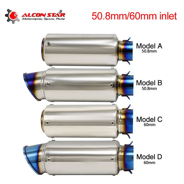 alconstar- 51mm 60mm motorcycle motocross dit bike exhaust muffler pipe escape moto for yzf ninja cbr600 tmax530 er6n gsxr z800
alconstar- 51mm 60mm motorcycle motocross dit bike exhaust muffler pipe escape moto for yzf ninja cbr600 tmax530 er6n gsxr z800