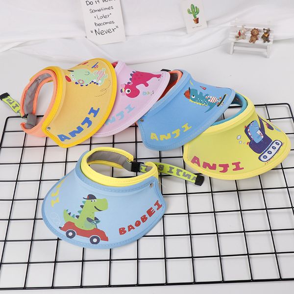 new children's sun caps dinosaur empty hat korean sunscreen hat outdoor sports beach hat tide kids hats for 2-10 years, Yellow
new children's sun caps dinosaur empty hat korean sunscreen hat outdoor sports beach hat tide kids hats for 2-10 years, Yellow