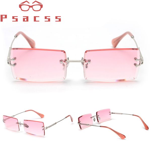 psacss retro square rimless sunglasses women men fashion brand gradient sun glasses holiday shopping eyewear uv400, White;black
psacss retro square rimless sunglasses women men fashion brand gradient sun glasses holiday shopping eyewear uv400, White;black