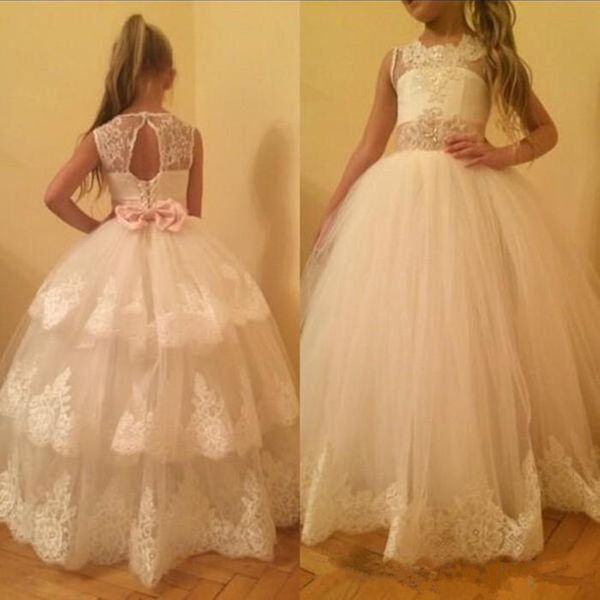 adorable ivory flower girl dresses tutu cupcake skirt layers sheer crew neck lace appliques beaded bow sash girls party gowns, Red;yellow
adorable ivory flower girl dresses tutu cupcake skirt layers sheer crew neck lace appliques beaded bow sash girls party gowns, Red;yellow