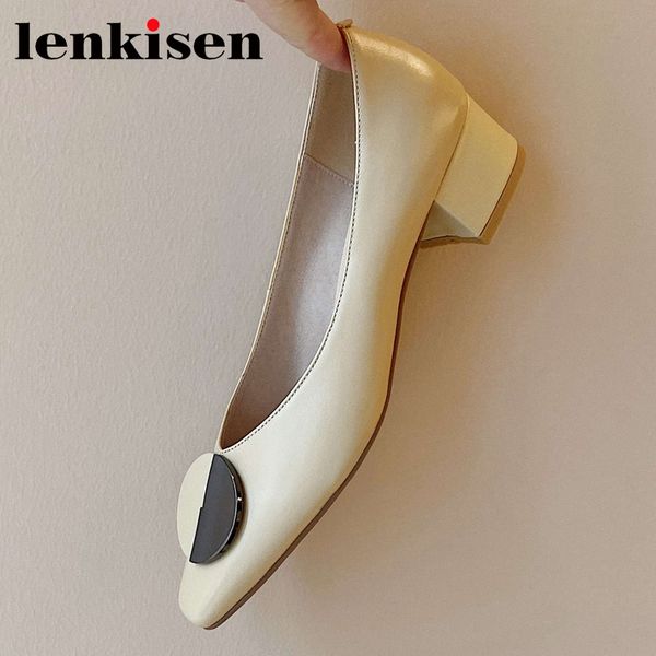 lenkisen 2020 new full grain leather square toe med heel beauty lady daily wear elegant fashion shallow slip on women pumps l25, Black
lenkisen 2020 new full grain leather square toe med heel beauty lady daily wear elegant fashion shallow slip on women pumps l25, Black