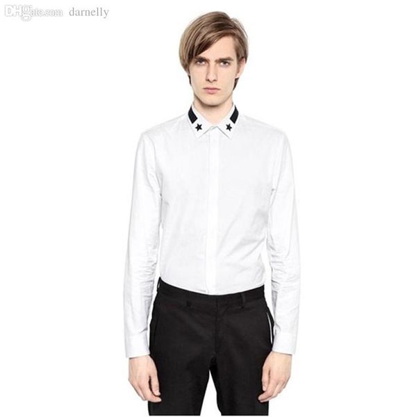 luxury men long sleeve business&casual shirt 100% cotton brand male shirt mix style given shirts, White;black
luxury men long sleeve business&casual shirt 100% cotton brand male shirt mix style given shirts, White;black