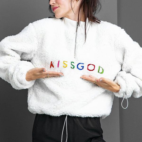 winter fleece loose croped hoodies women white letter embroidery zipper sweatshirt fashion female long sleeve warm outwear femme, Black
winter fleece loose croped hoodies women white letter embroidery zipper sweatshirt fashion female long sleeve warm outwear femme, Black