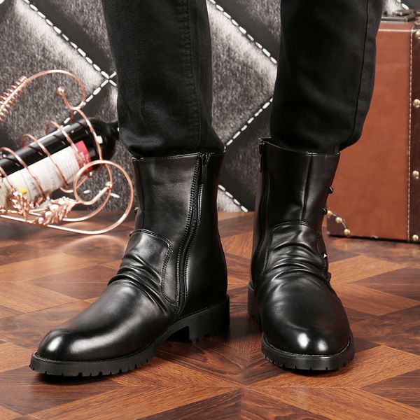 england style men fashion high boots punk motorcycle soft leather boot black pointed-toe shoes botas hombre masculina sapatos
england style men fashion high boots punk motorcycle soft leather boot black pointed-toe shoes botas hombre masculina sapatos