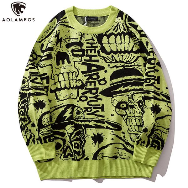 aolamegs sweater men letter print mens pullover fashion o-neck sweaters advanced hip hop knitted high street autumn streetwear, White;black
aolamegs sweater men letter print mens pullover fashion o-neck sweaters advanced hip hop knitted high street autumn streetwear, White;black