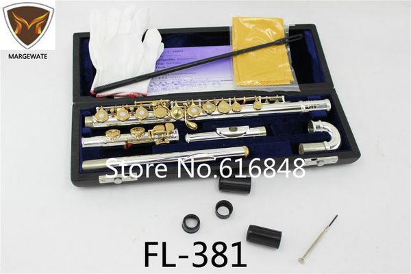 new arrival fl-381 flute silver plated body gold lacquer double heads flutes 16 17 holes open c key quality flute with case ing
new arrival fl-381 flute silver plated body gold lacquer double heads flutes 16 17 holes open c key quality flute with case ing