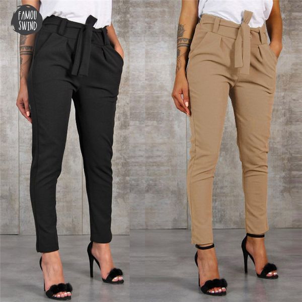 fashion trousers women mid waist harem ladies bandage elastic waist pants belt solid autumn office casual pants 25a, Black;white
fashion trousers women mid waist harem ladies bandage elastic waist pants belt solid autumn office casual pants 25a, Black;white