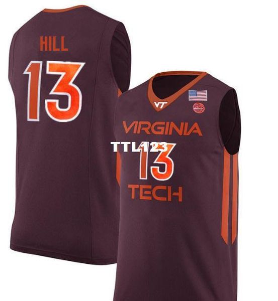 vintage men va tech hokies ahmed hill # 13 баскетбол полная вышивка размер s-4xl или настраиваемое любое имя или номер джерси, Black;red
vintage men va tech hokies ahmed hill # 13 баскетбол полная вышивка размер s-4xl или настраиваемое любое имя или номер джерси, Black;red