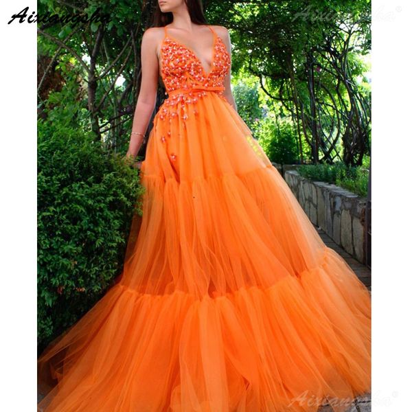 orange evening gown 2019 a-line beaded tulle long prom dresses v-neck spagetti straps prom gowns, White;black
orange evening gown 2019 a-line beaded tulle long prom dresses v-neck spagetti straps prom gowns, White;black