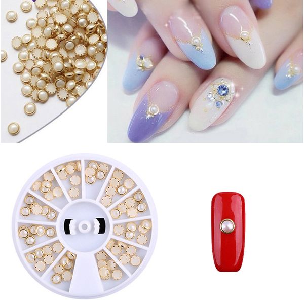 colorful 3d nail art pearl decoration flat half round pearls acrylic jewelry manicure decals diy nail accessories tool, Silver;gold
colorful 3d nail art pearl decoration flat half round pearls acrylic jewelry manicure decals diy nail accessories tool, Silver;gold