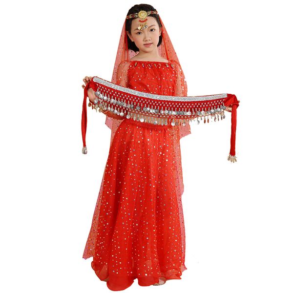 girls belly dance costumes kids belly dancing girls bollywood performance dancewear children oriental dance clothing set, Black;red
girls belly dance costumes kids belly dancing girls bollywood performance dancewear children oriental dance clothing set, Black;red