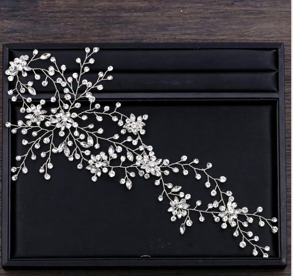 new rhinestone hair accessories wedding dress hair band crystal flower headband bridal jewelry, Silver
new rhinestone hair accessories wedding dress hair band crystal flower headband bridal jewelry, Silver