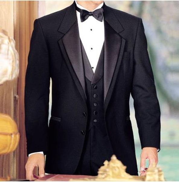 2020 new black groom tuxedos for wedding smoking man suit 3 piece mens suits jacket pants vest male costumes, White;black
2020 new black groom tuxedos for wedding smoking man suit 3 piece mens suits jacket pants vest male costumes, White;black
