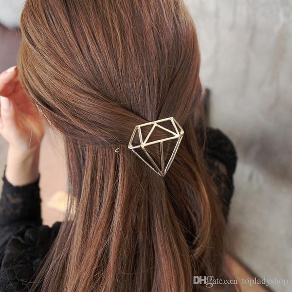 creative hollow alloy diamond shape hair clips barrettes ornaments hairpin simple fashion frog buckle clip large headdress wholesale, Golden;silver
creative hollow alloy diamond shape hair clips barrettes ornaments hairpin simple fashion frog buckle clip large headdress wholesale, Golden;silver