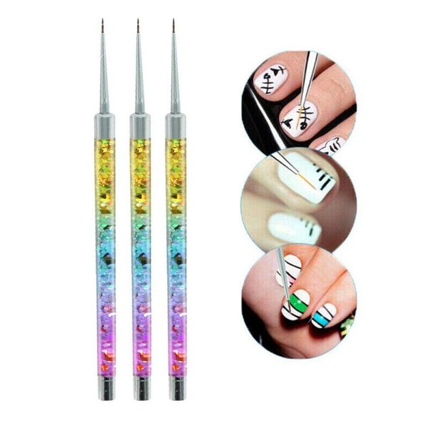 7/9/11mm rainbow manicure drawing pen acrylic kolinsky nail liner brush nail art brushes salon manicure tool, Silver
7/9/11mm rainbow manicure drawing pen acrylic kolinsky nail liner brush nail art brushes salon manicure tool, Silver