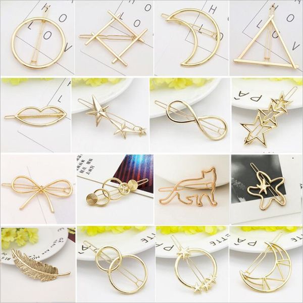 fashion geometry metal hairpins women girls hair clamp barrette hairgrip hairclip accessories for women girls headdress headwear, Black;brown
fashion geometry metal hairpins women girls hair clamp barrette hairgrip hairclip accessories for women girls headdress headwear, Black;brown