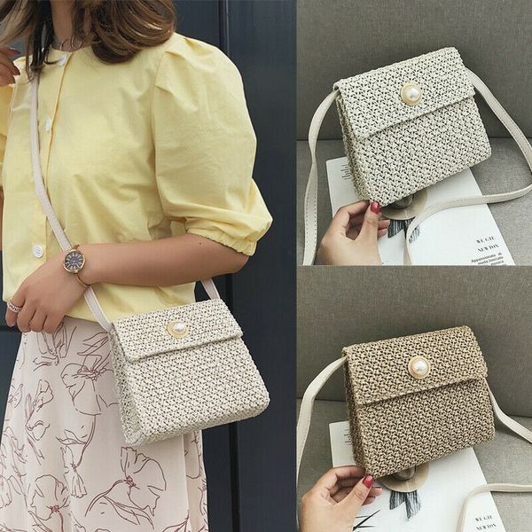 new style fashion women bags new retro pearl hand-woven straw handbags summer travel handle solid hasp shoulder bags
new style fashion women bags new retro pearl hand-woven straw handbags summer travel handle solid hasp shoulder bags