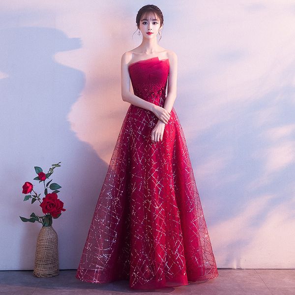 ethnic clothing mesh faux crystal cheongsam evening party dress women 2021 temperament dresses off shoulder qiapo, Red
ethnic clothing mesh faux crystal cheongsam evening party dress women 2021 temperament dresses off shoulder qiapo, Red