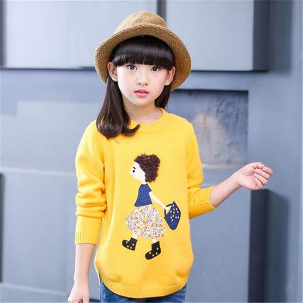 2018 spring autumn new princess girls sweater kids cotton coat children clothing baby pullover knitted o-neck 6-15t long sleeve, Blue
2018 spring autumn new princess girls sweater kids cotton coat children clothing baby pullover knitted o-neck 6-15t long sleeve, Blue