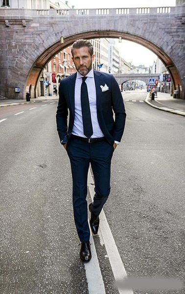 handsome navy blue wedding tuxedos slim fit suits for men jacket and pants groom suit two pieces prom suits with tie, Black;gray
handsome navy blue wedding tuxedos slim fit suits for men jacket and pants groom suit two pieces prom suits with tie, Black;gray